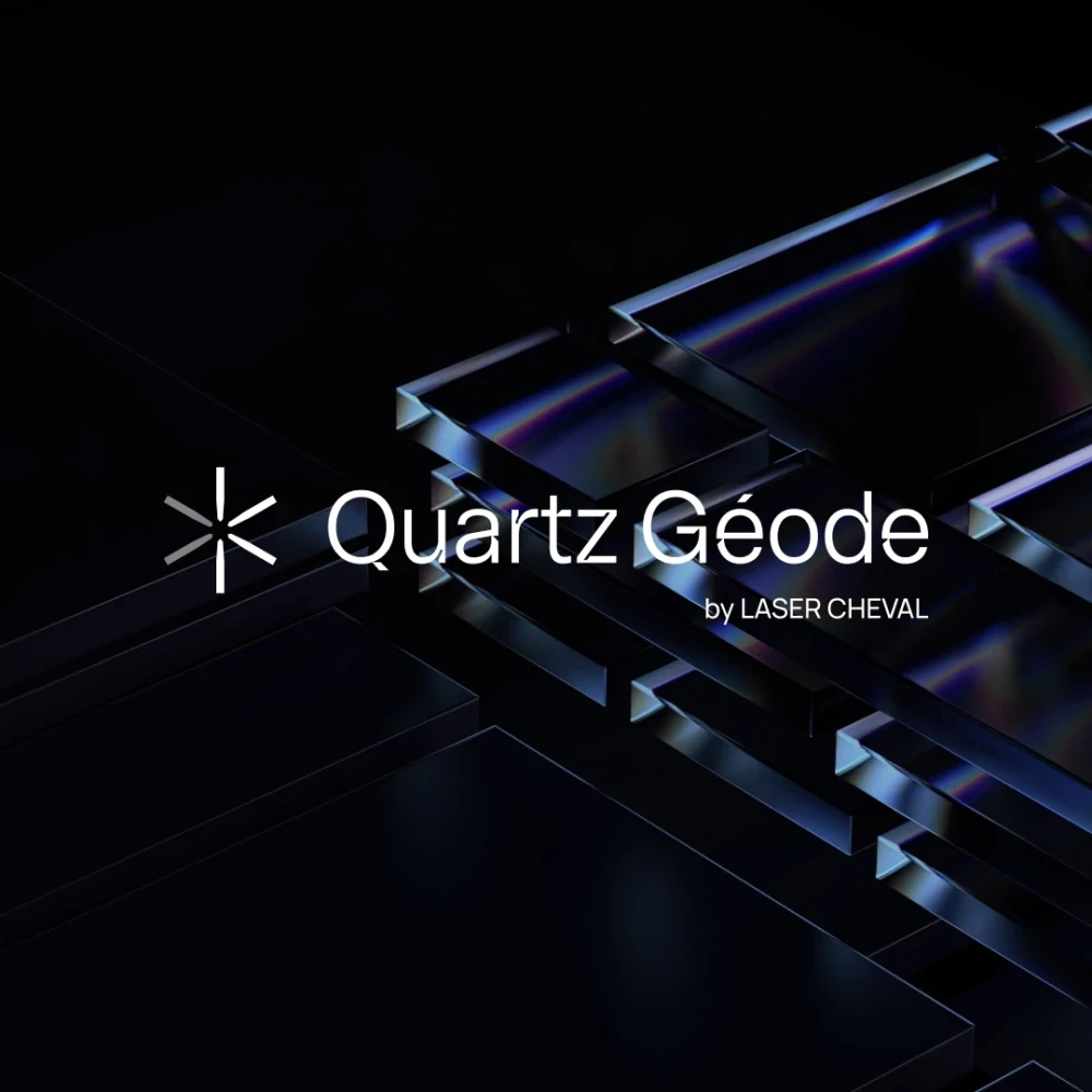Quartz Géode Machine laser