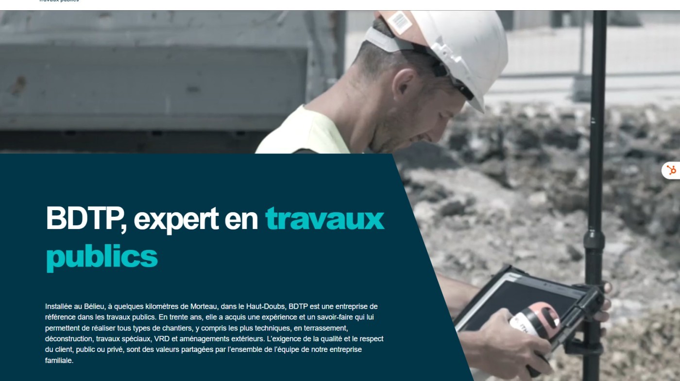 Site web : Bôle BDTP, Expert en travaux publics