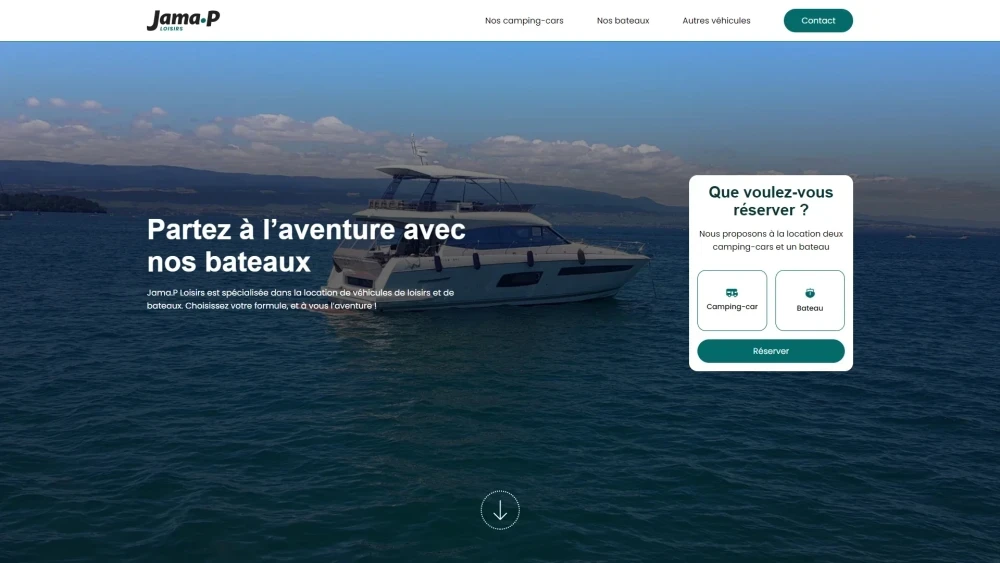 Site web : Jama.P, Partez à l'aventure