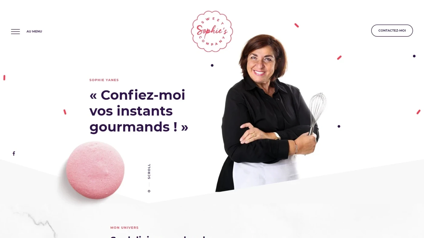 Site web : Sophie's Sweet Compagny, So Delicious