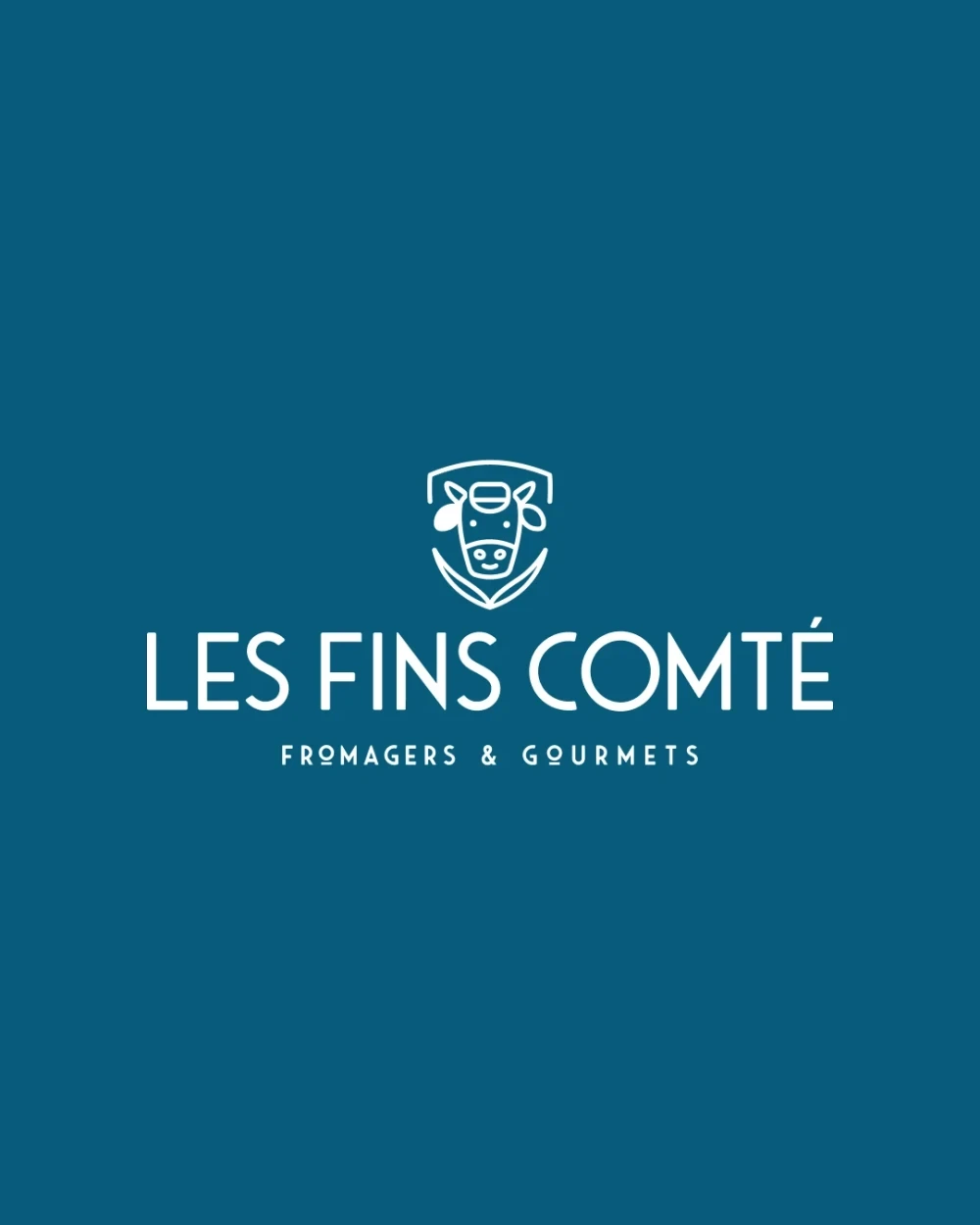 Identité visuelle : Les Fins Comté, Fromagers & Gourmets
