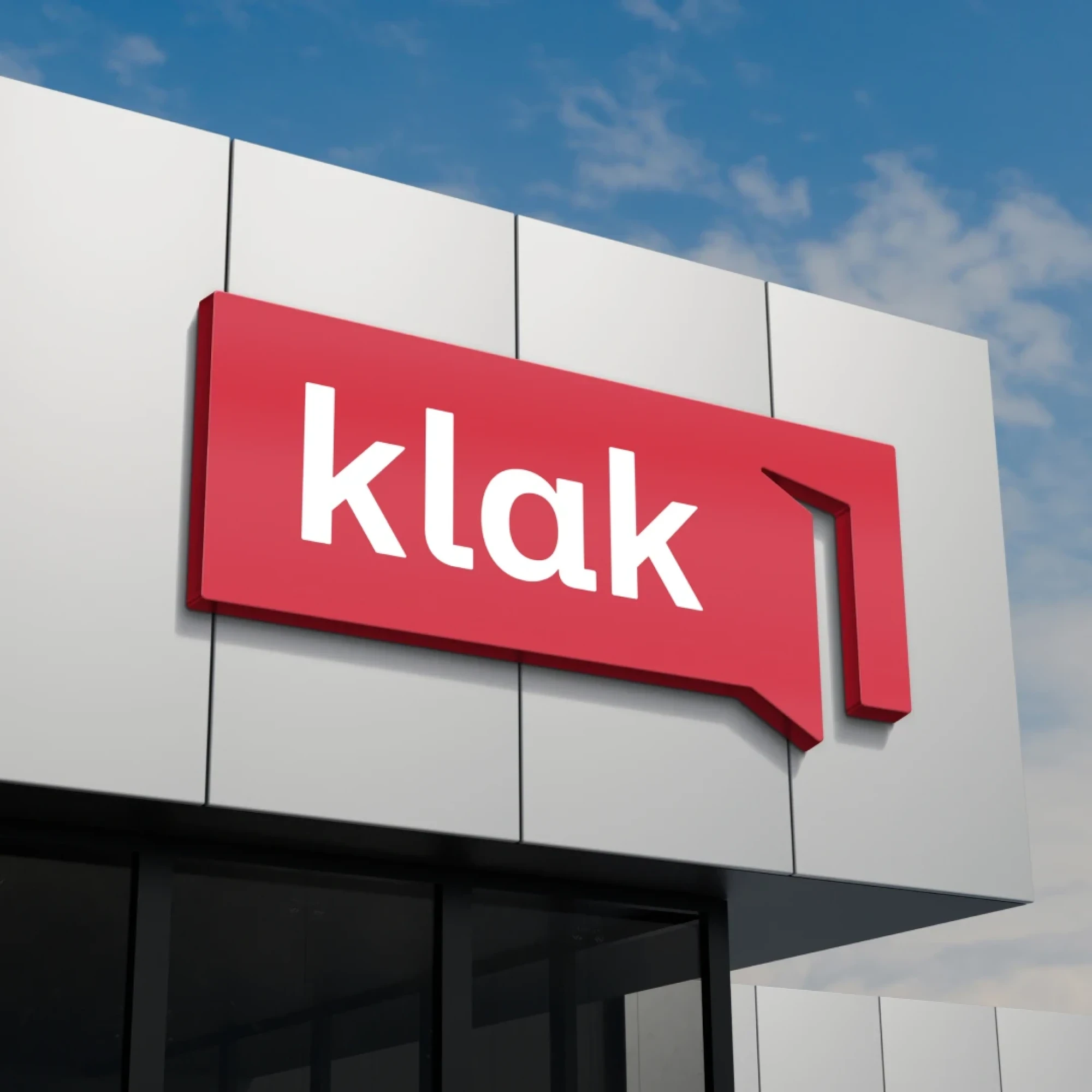 Identité visuelle : Klak, Vos portes en 2 clics