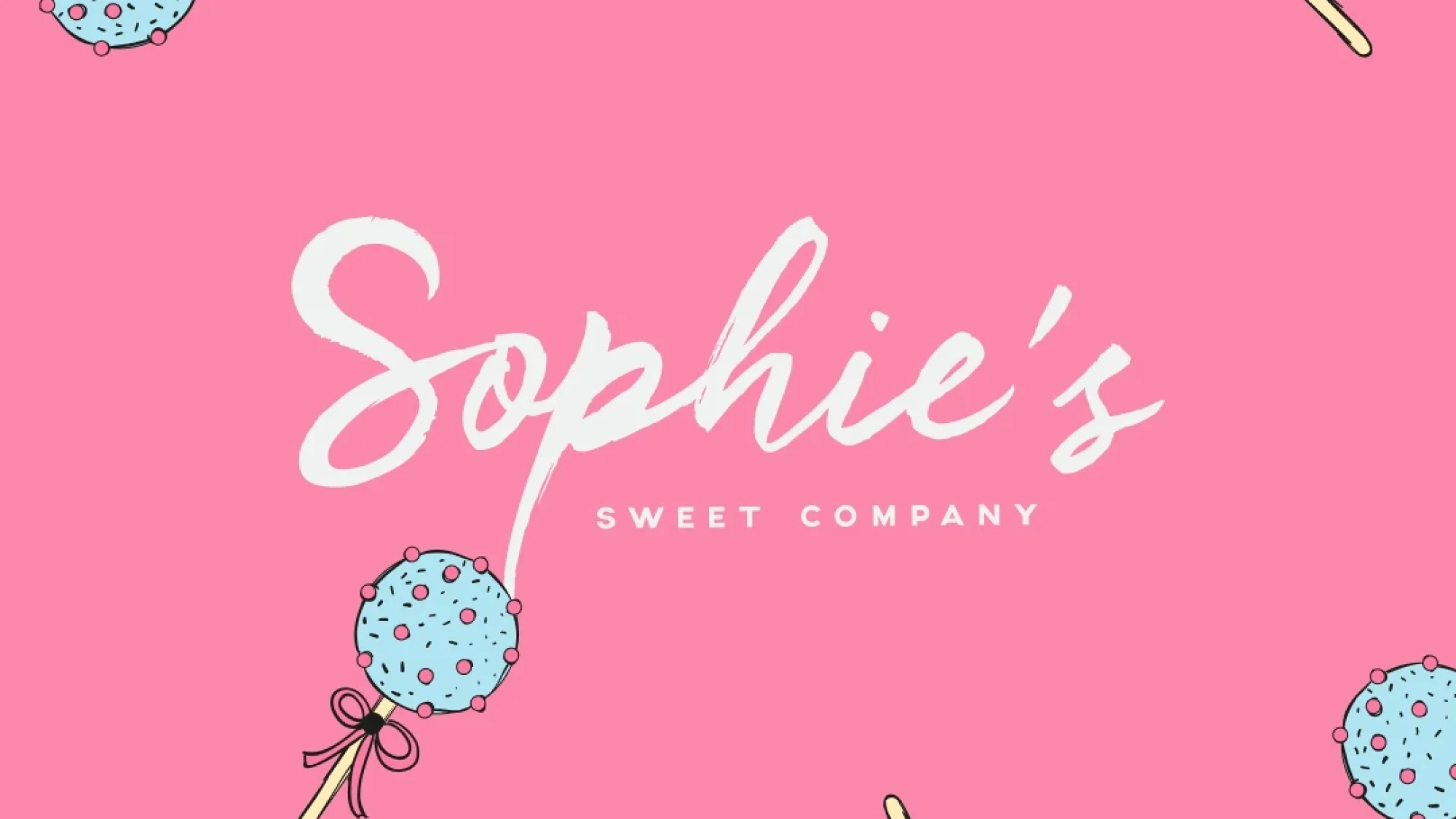 Site web : Sophie's Sweet Compagny, So Delicious