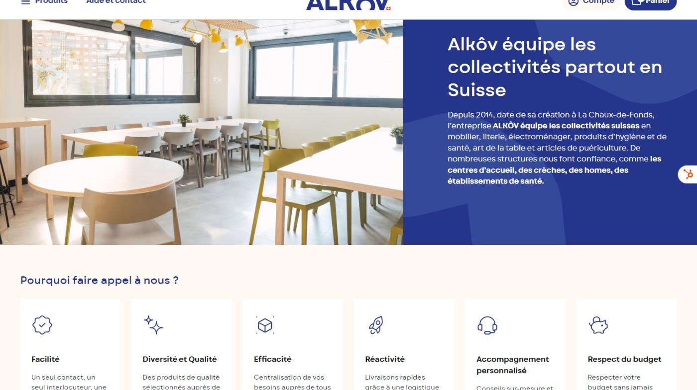 Site web : Alkôv, Équipe les collectivités