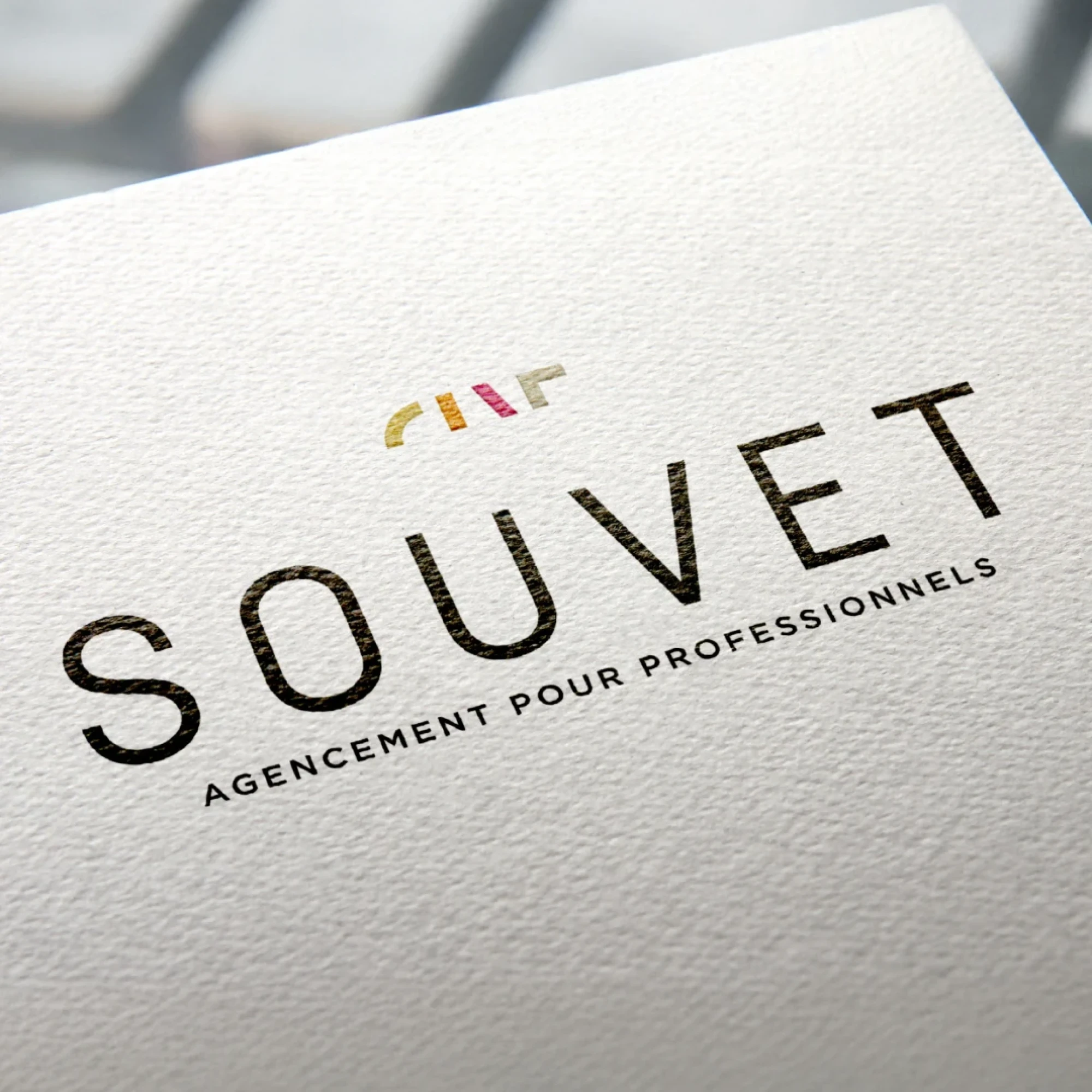 Identité visuelle : Souvet, Spécialiste de l'agencement