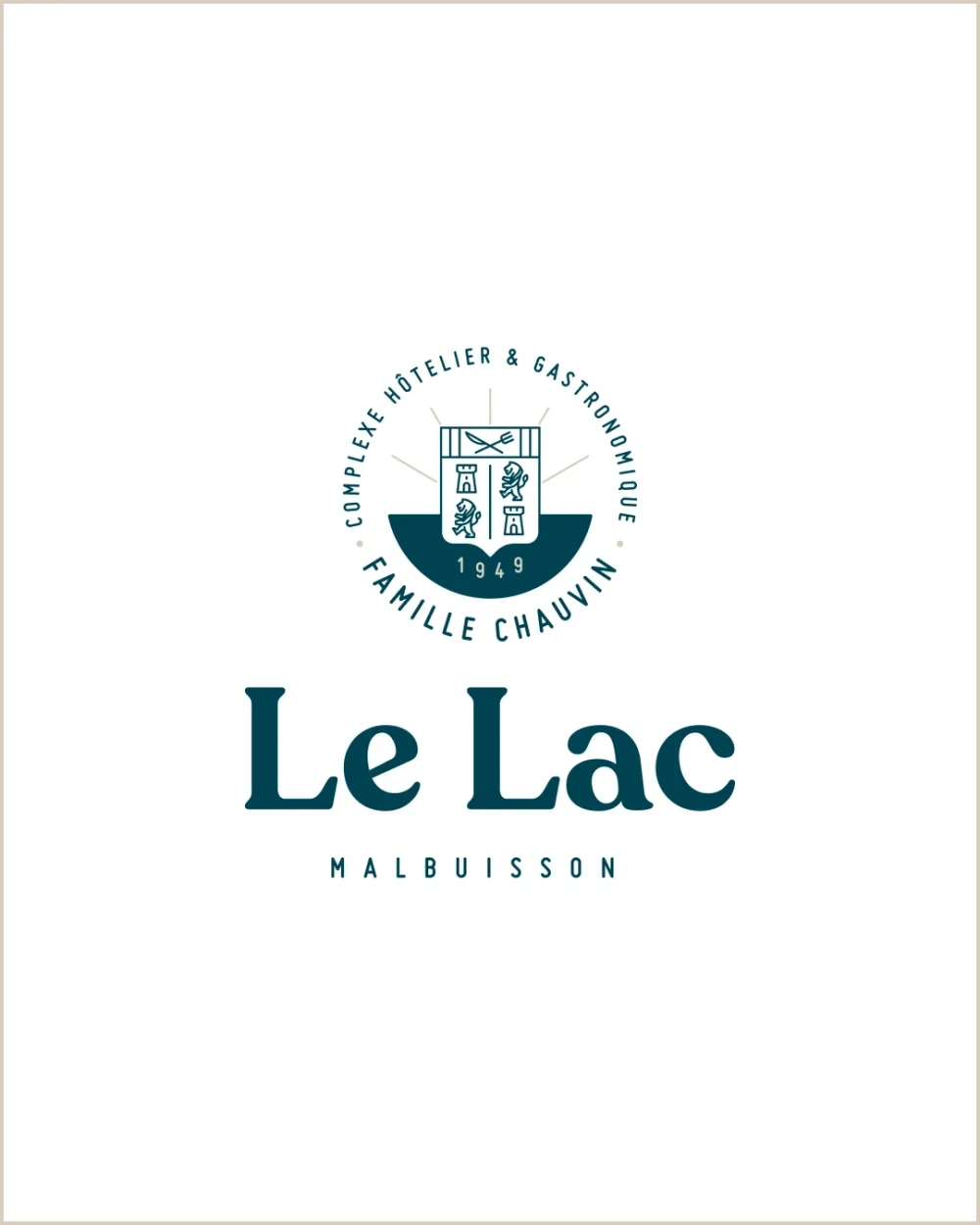 Identité visuelle : Complexe Le Lac, Un cadre enchanteur