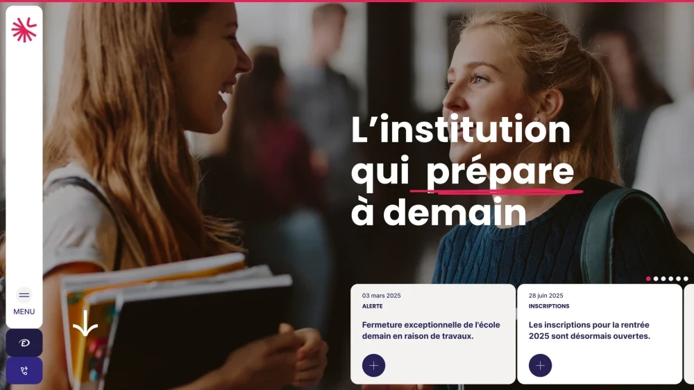 Site web : Groupe scolaire Saint Joseph, PÃ´le d'enseignements