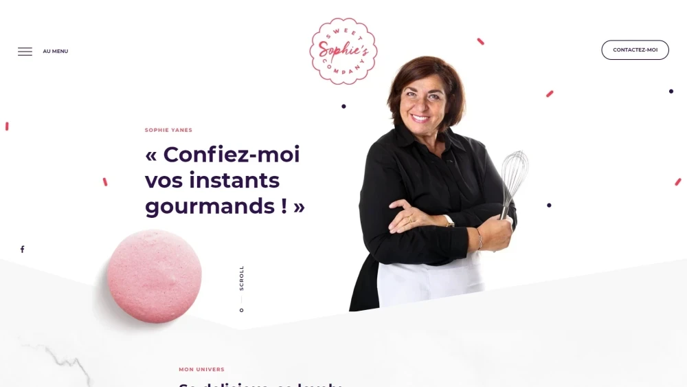 Site web : Sophie's Sweet Compagny, So Delicious
