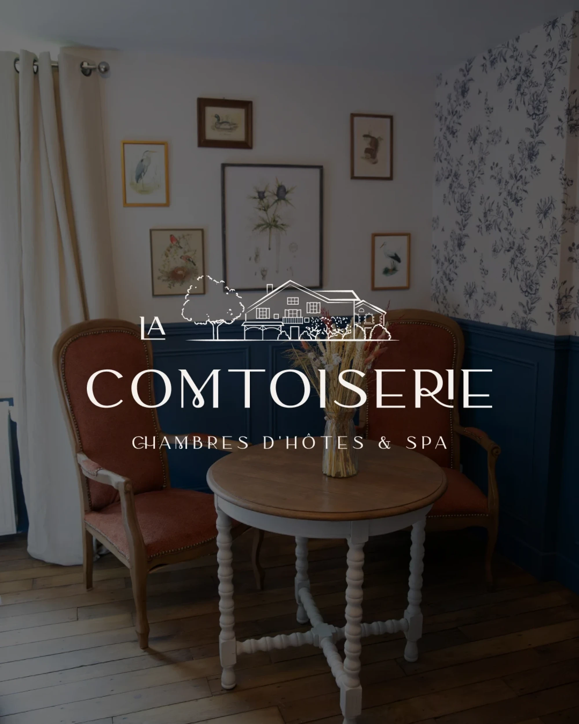 Identité visuelle : La Comtoiserie, Chambres d'hôtes hors du temps