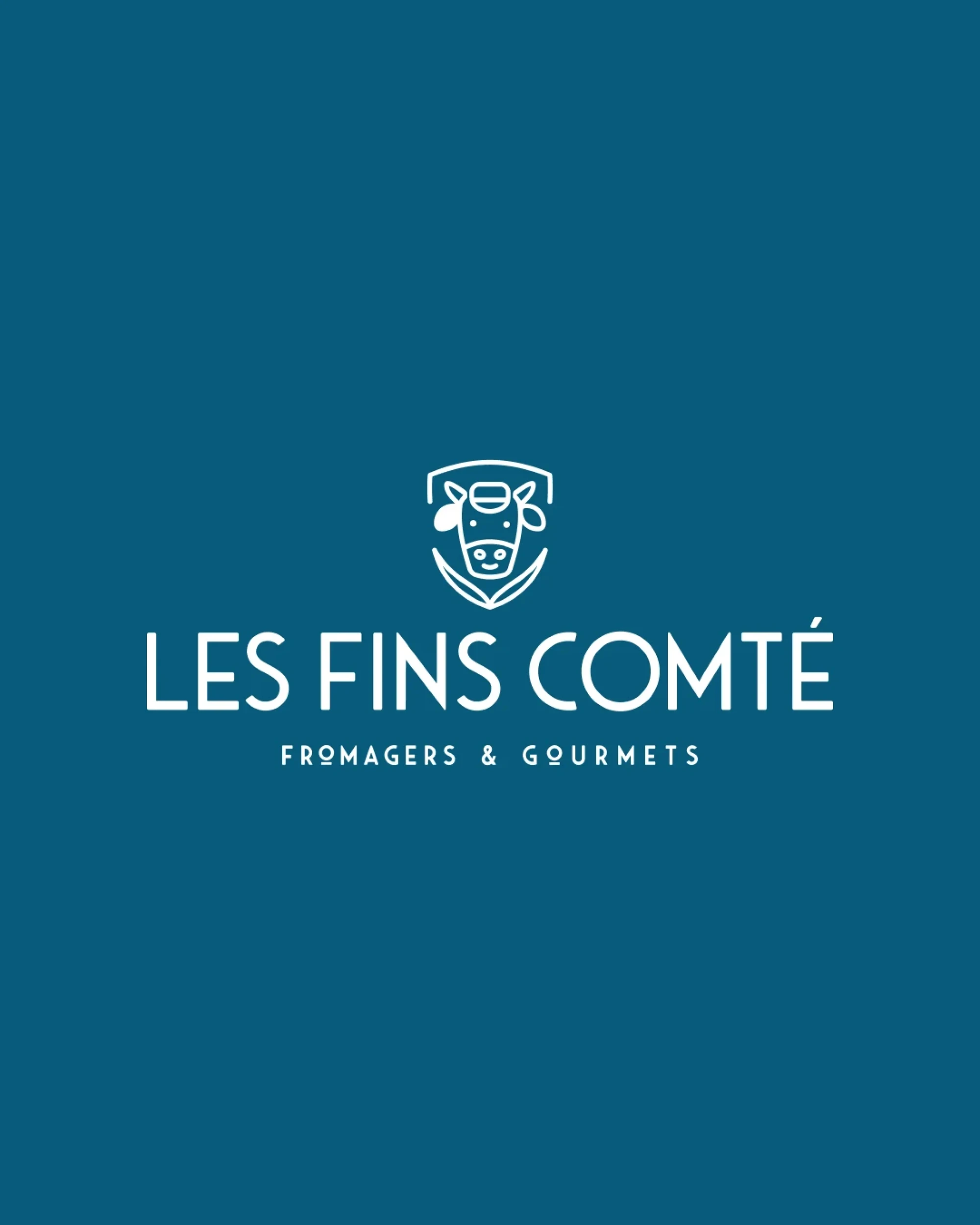 Identité visuelle : Les Fins Comté, Fromagers & Gourmets