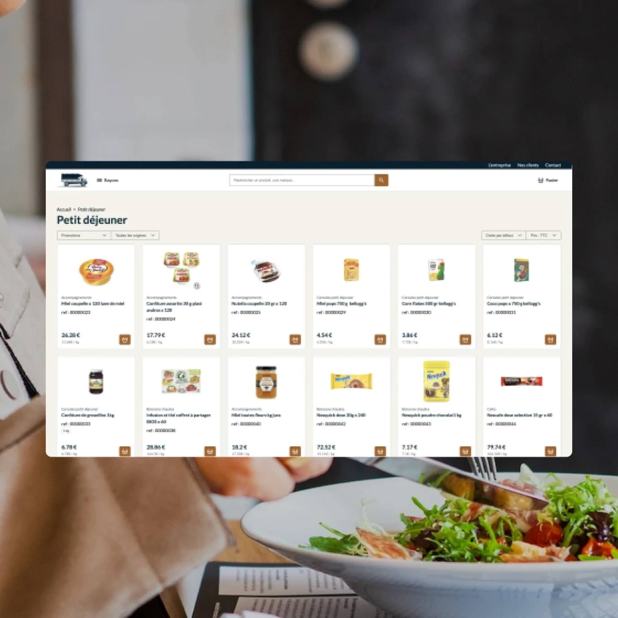 Identité visuelle : Dispratel, Grossiste spécialiste de la distribution