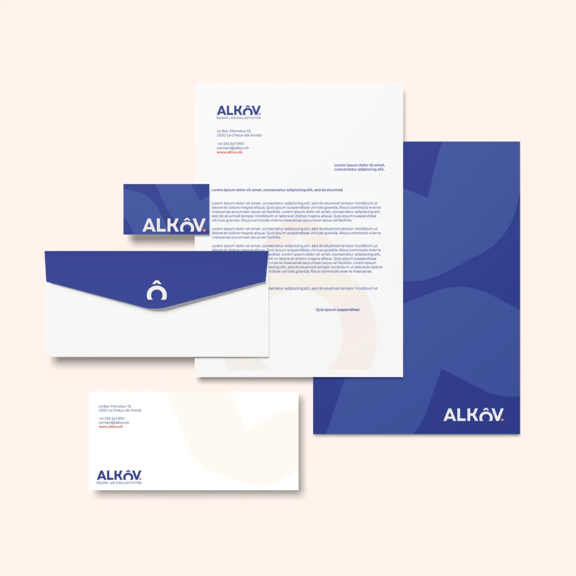 Identité visuelle : Alkôv, Équipe les collectivités