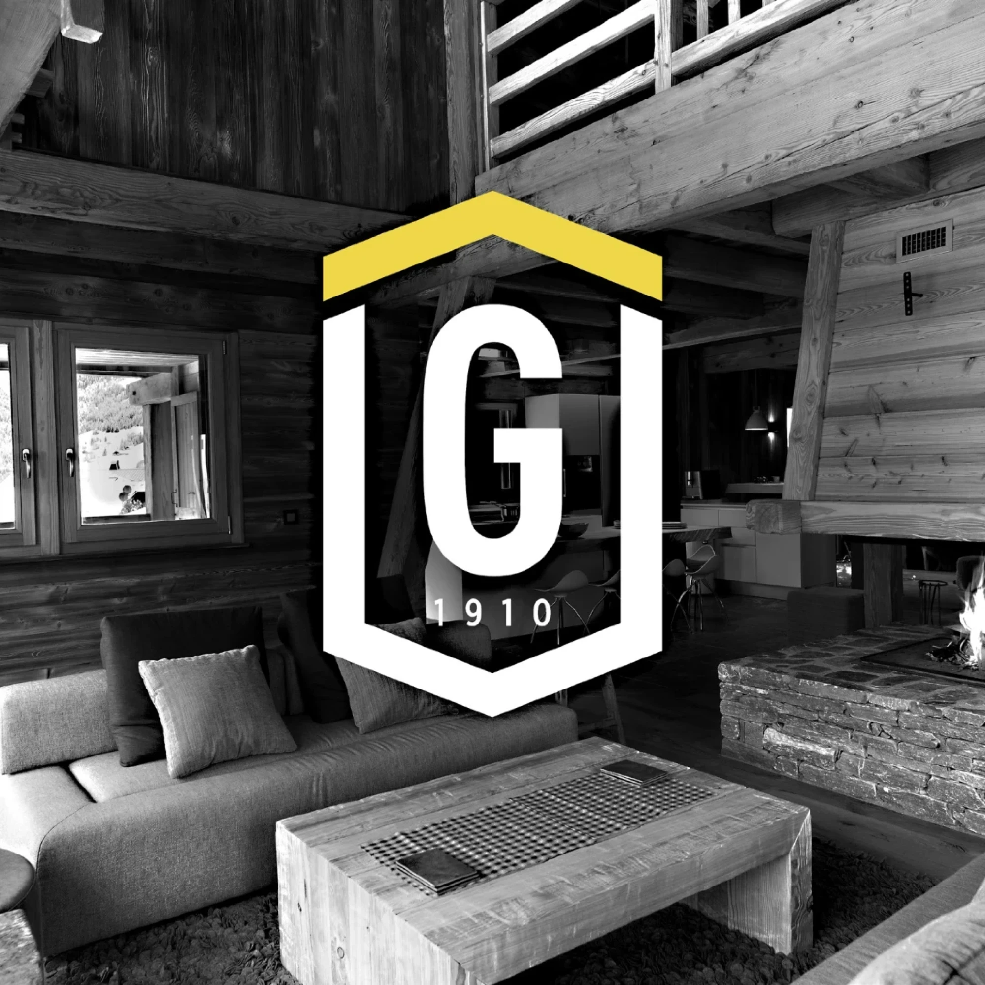 Identité visuelle : Garnache, Construction bois depuis 1910