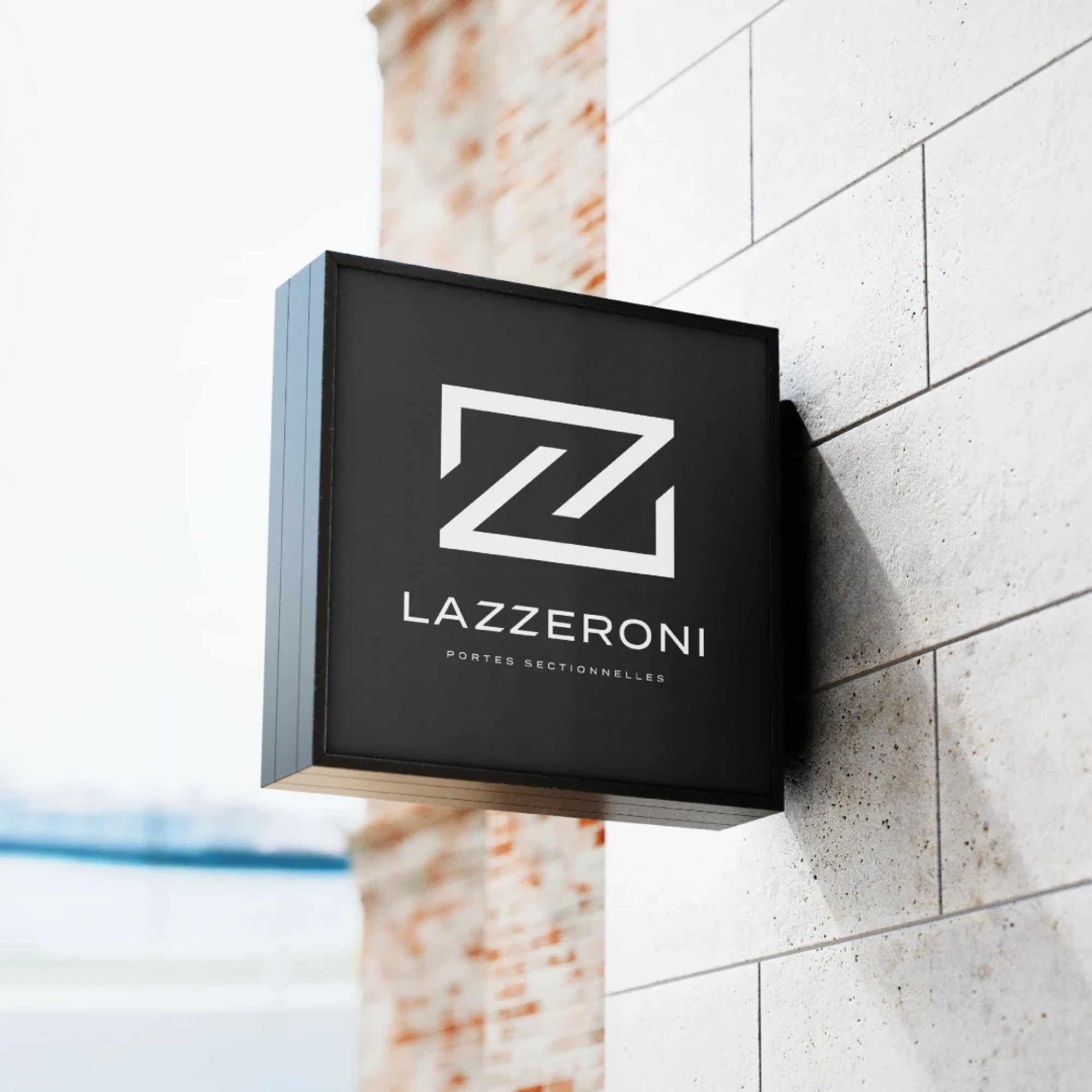 Identité visuelle : Batipak Lazzeroni, Porte de garage