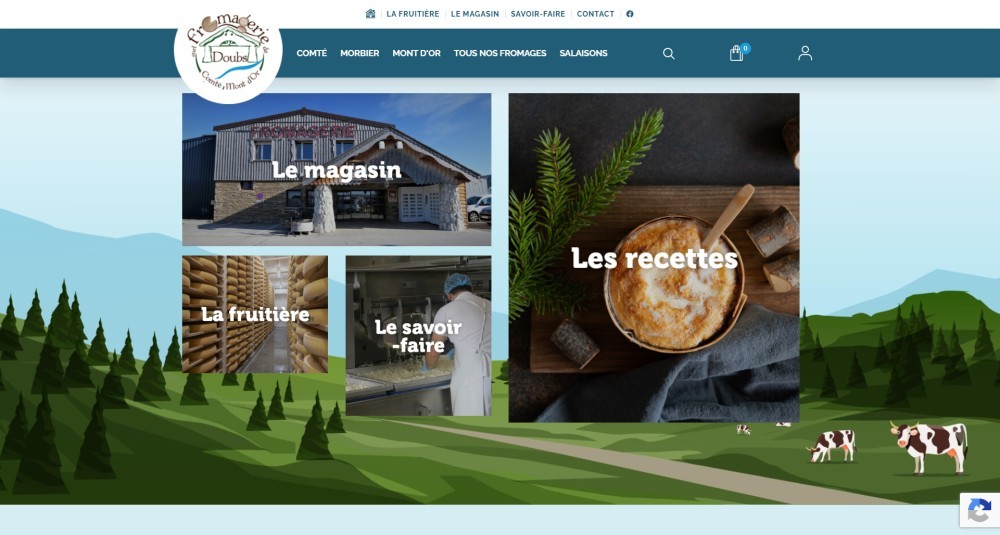 Site web : Fromagerie de Doubs, Faites le plein de saveurs avec nos produits du terroir