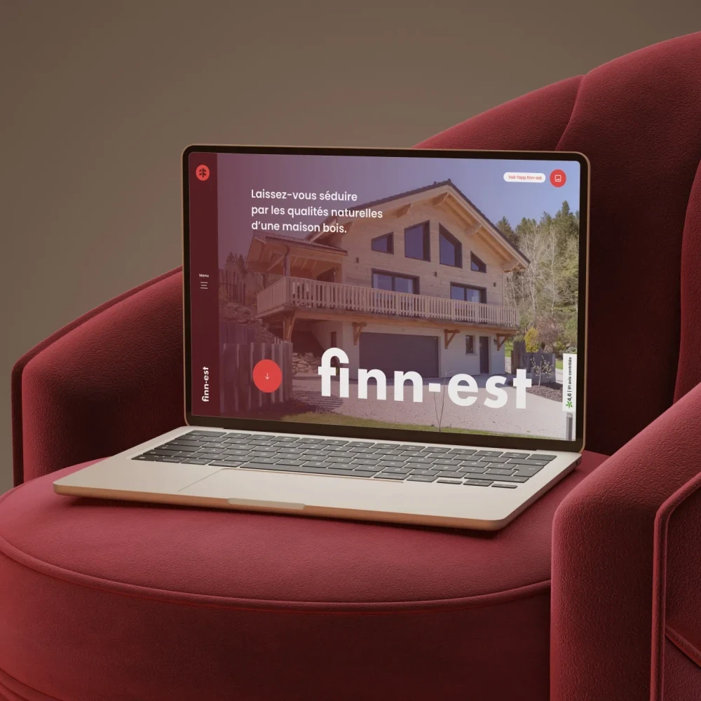 Conception du site web vitrine pour Finn-Est