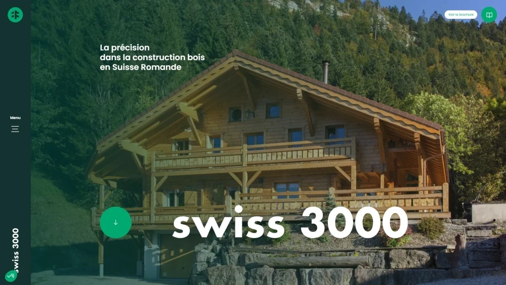 Site web : Swiss 3000, Maisons bois