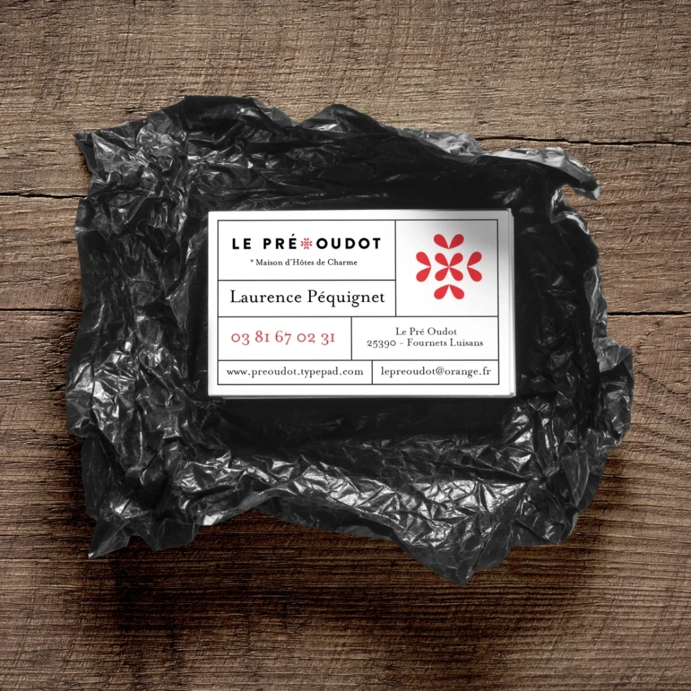 Identité visuelle : Le Pré Oudot, Maison d'hôtes de charme