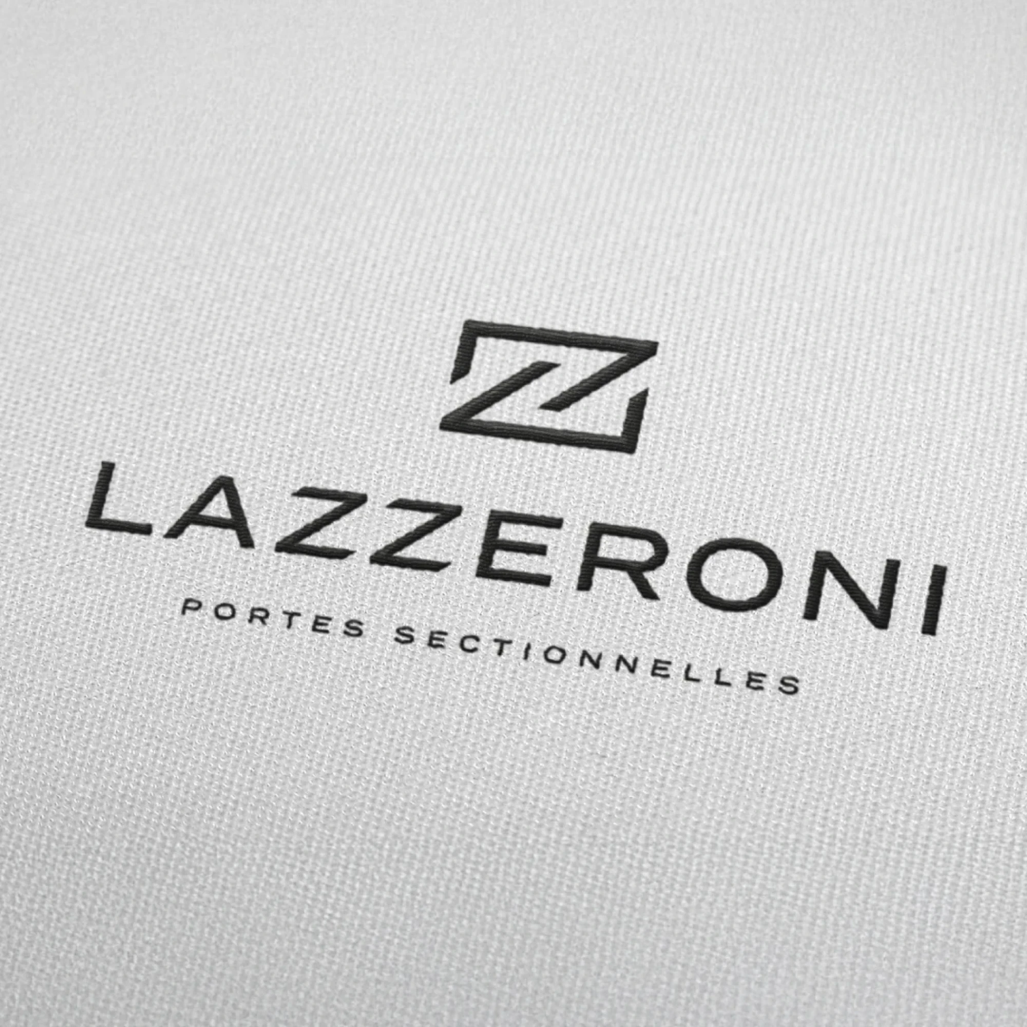 Identité visuelle : Batipak Lazzeroni, Porte de garage