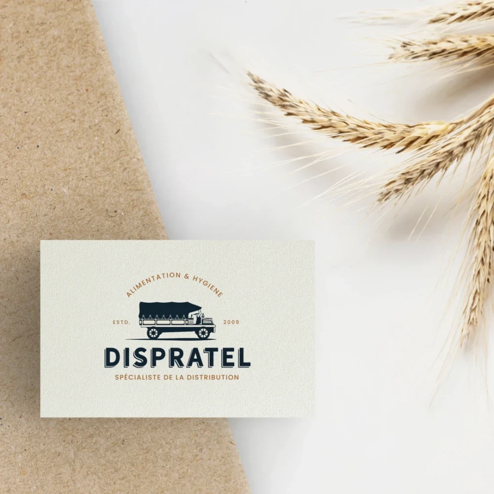 Identité visuelle : Dispratel, Grossiste spécialiste de la distribution