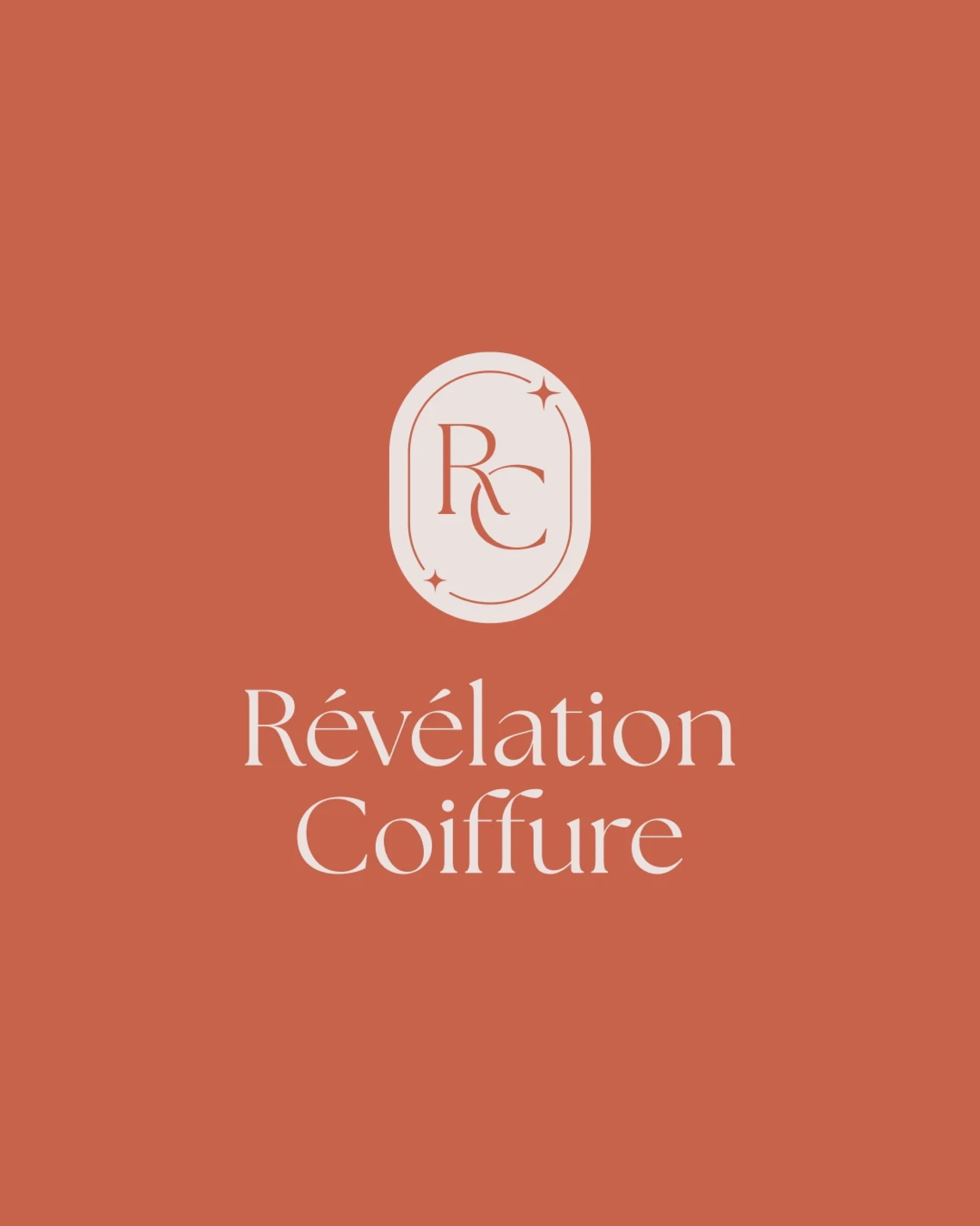 Identité visuelle : Révélation Coiffure, Salon de coiffure