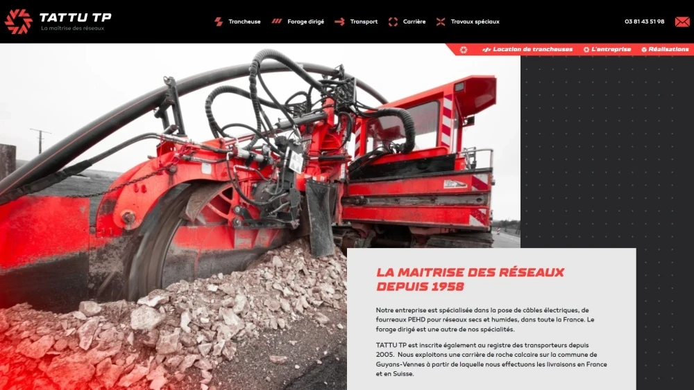 Site web : Tattu TP, La maîtrise des réseaux