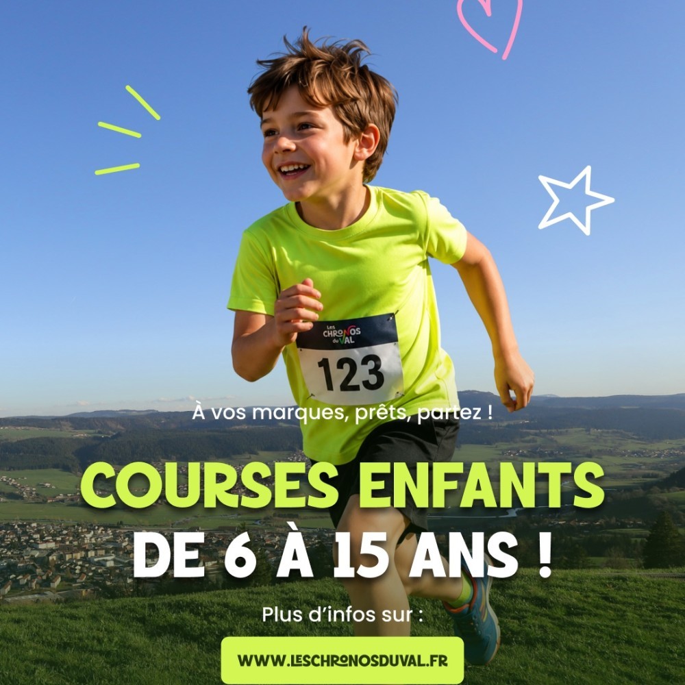 Identité visuelle : Les Chronos du Val, L'événement trail dans le Val de Morteau au mois de juin