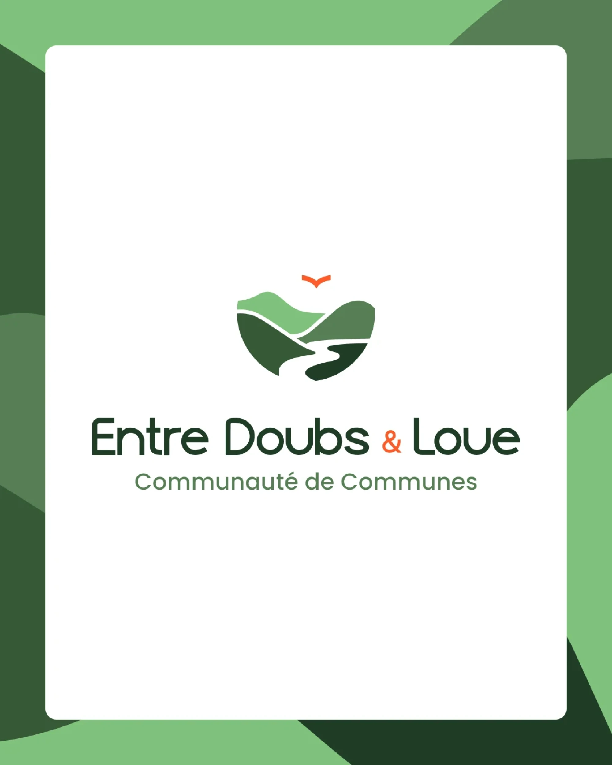 Identité visuelle : Entre Doubs et Loue, Communauté de communes