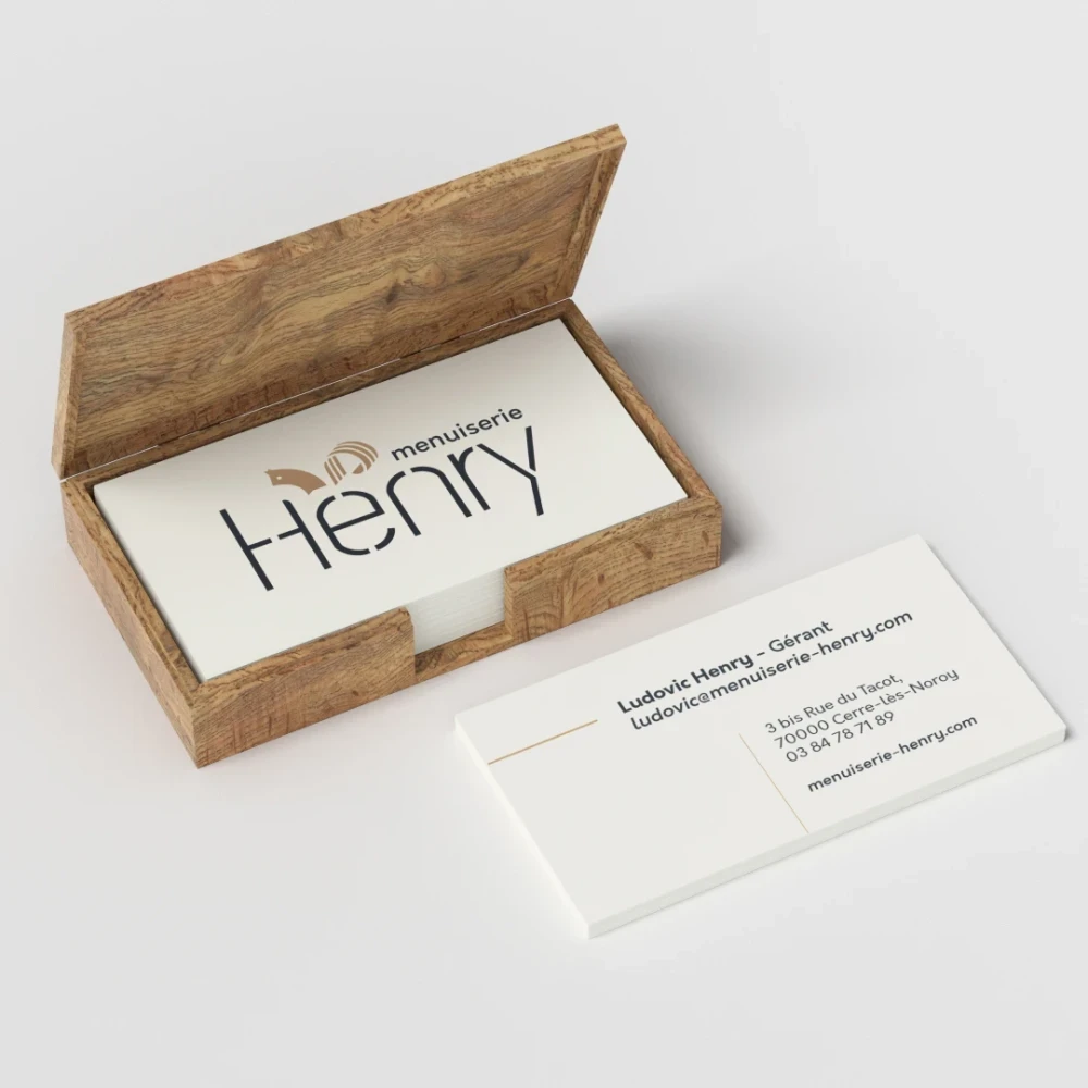 Identité visuelle : Menuiserie Henry, 60 ans de savoir-faire