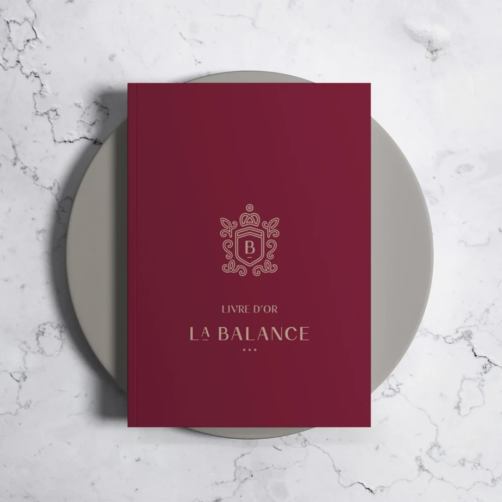 Identité visuelle : Hôtel la Balance, Hôtel au passé princier