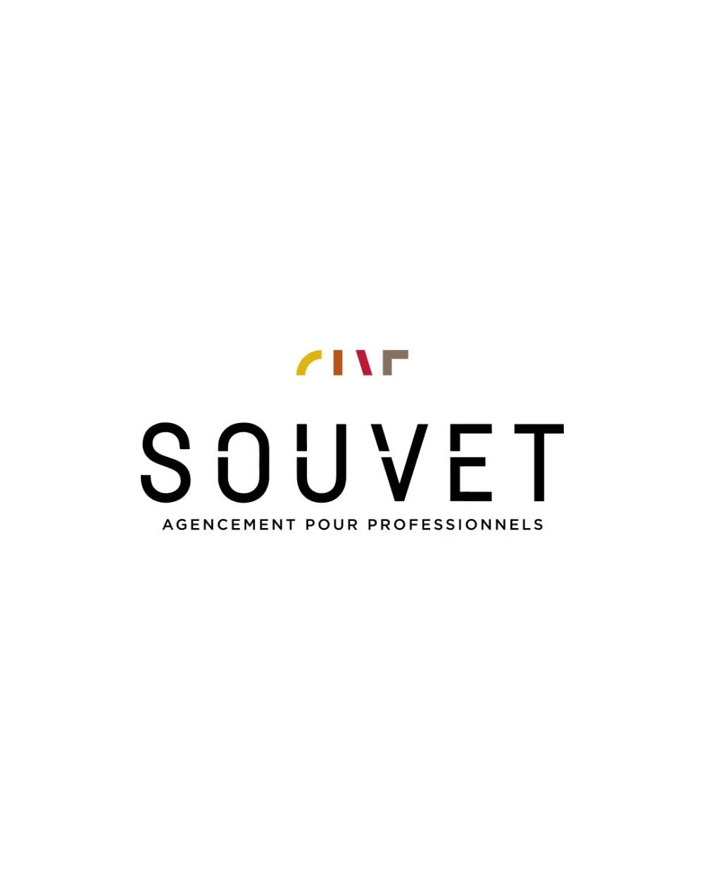 Identité visuelle : Souvet, Spécialiste de l'agencement