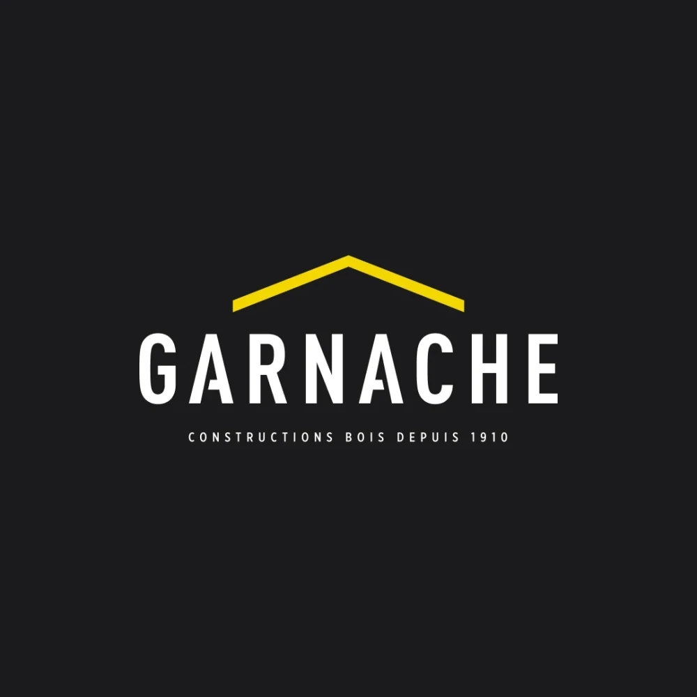 Identité visuelle : Garnache, Construction bois depuis 1910