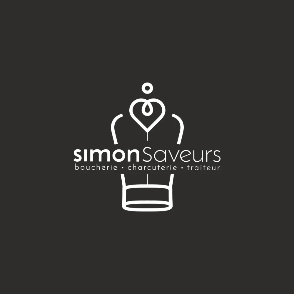 Identité visuelle : Simon Saveurs, Boucherie-charcuterie