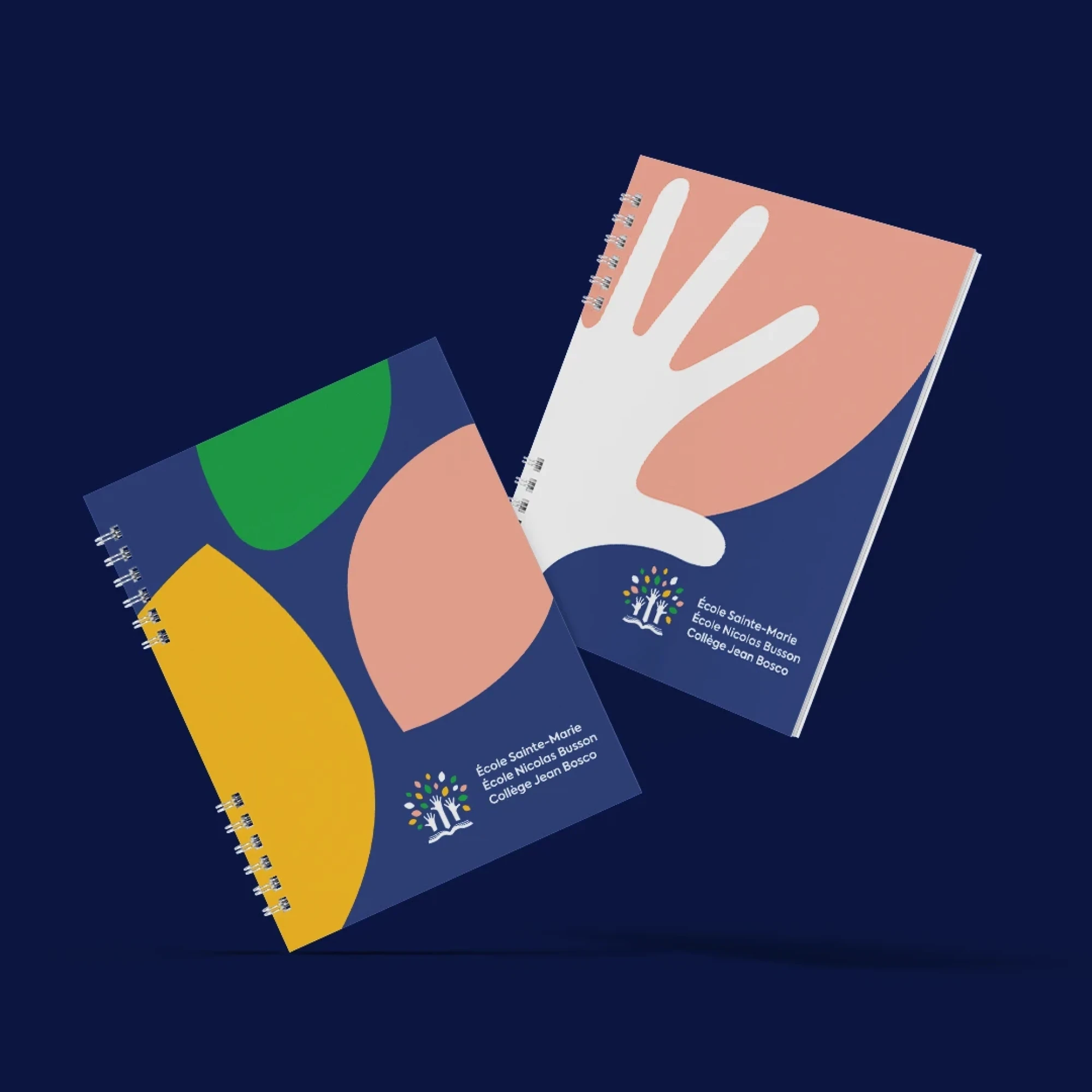 Identité visuelle : École Sainte-Marie, Établissement privé
